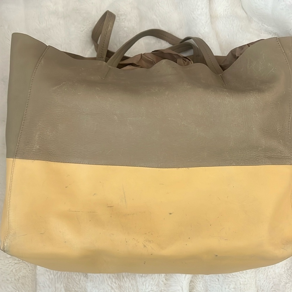 “CELINE” Bi-Cabas TOTE- Tone Limited Leather Tote​
